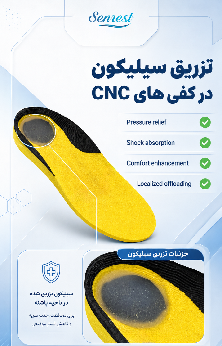 کفی ارتوپدی cnc